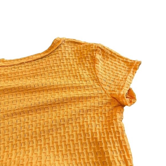 Free People Beach Orange Short Sleeve Stretch Dress Swim Coverup Size XS NWT - Picture 8 of 11